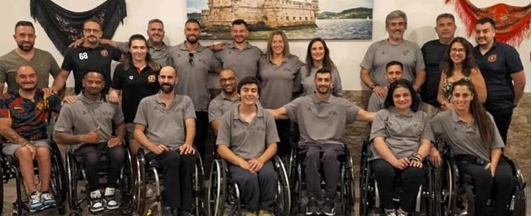 L'équipe de hand fauteuil du Portugal 2023